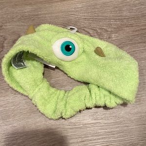 NWT Disney Parks Mike Wazowski Green Plush Headband